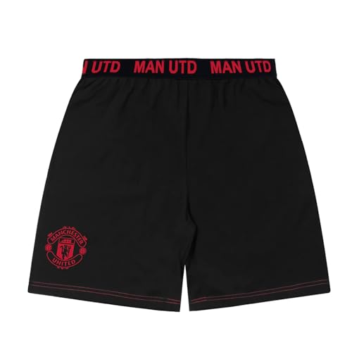 Manchester United FC Official Soccer Gift Mens Loungewear Short Pajamas3