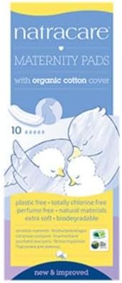 Natracare Maternity Pads 10 Ct, 5 Boxes (50 Pads Total)