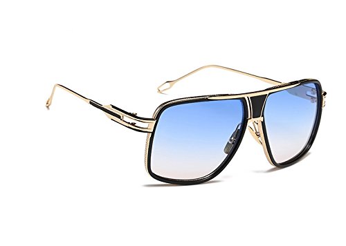 Mark Miller Rectangular Mens Sunglasses Blue Desertcart UAE