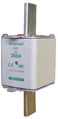 Eaton Bussmann bloc fusibles NH2 500V AC 355A gG gL DIN 43620