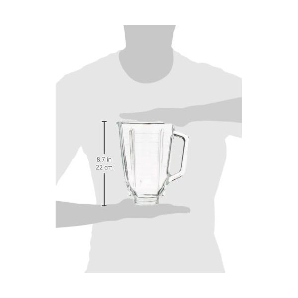 Oster 5Cup Glass Square Replacement Blender Jar, 4.5″ Top for Oster