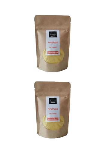 Marque française indépendante | Petite entreprise familiale | Poudre de Moutarde 100g (2x50g) | Le Monopati Original | Origine Inde | 100% Naturelle | Sans...