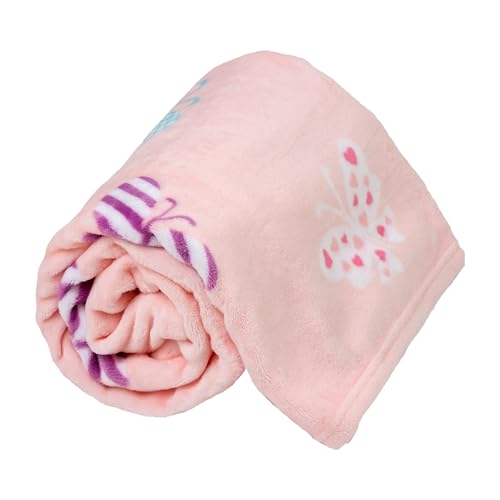 Image of Flannel Toddler Blanket - 50 inchx40 inch Soft Kids Throw for Boys & Girls - Perfect for Naptime, Travel & Bedding (Annabella)