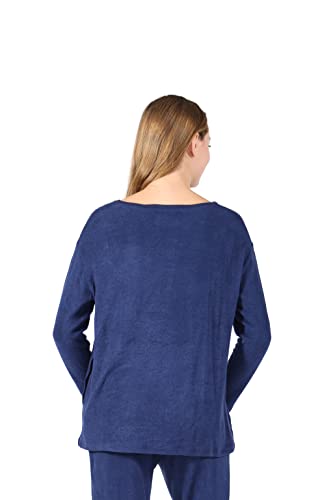 Image of LA CERA Women's Pullover Top, Comfortable Long Sleeve Sweatshirt