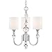 Designers Fountain 89983-CH Evi 3 Light Chandelier Silver, 20.25x16.75x16.75