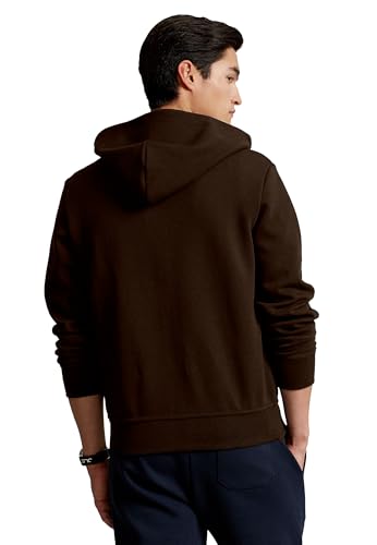 Image of DROBE Plain Winter Wear Stylish Long Sleeves Hooded Neck Full Zip Zipper for Men