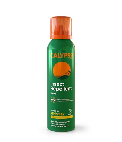 Calypso Insect Repellent Spray Deet Free - up to 5 hours protection for the whole family - 150ml