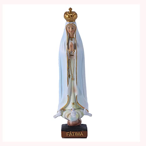 Statue de Notre-Dame de Fatima 20,3 cm cadeau de baptême et communion