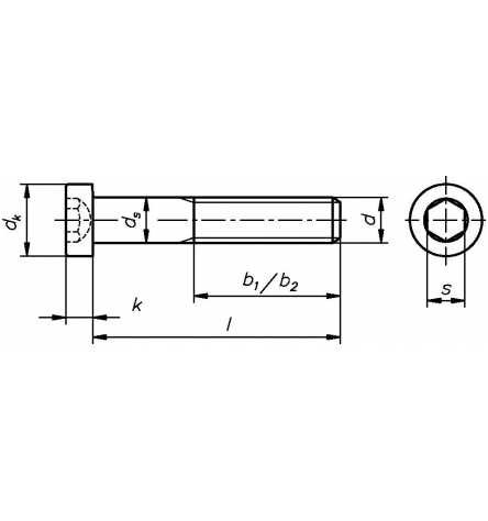 Reidl Zylinderschrauben mit Innensechskant und niedrigem Kopf (ohne Schlüsselführung) 6 x 80 mm DIN 7984 8.8 galv. verzinkt farblos 200 Stück