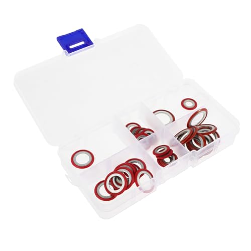 Ciieeo 30pcs Automotive Air Conditioning Compressor Seal Kit Gaskets for Efficient Leakproof Performance and Easy Installation