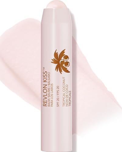 Revlon Kiss Balm with Sunscreen SPF 20, 010 Tropical Coconut, 0.09 oz