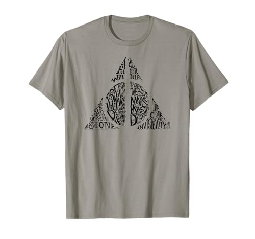 Harry Potter Deathly Hallows Text T-Shirt