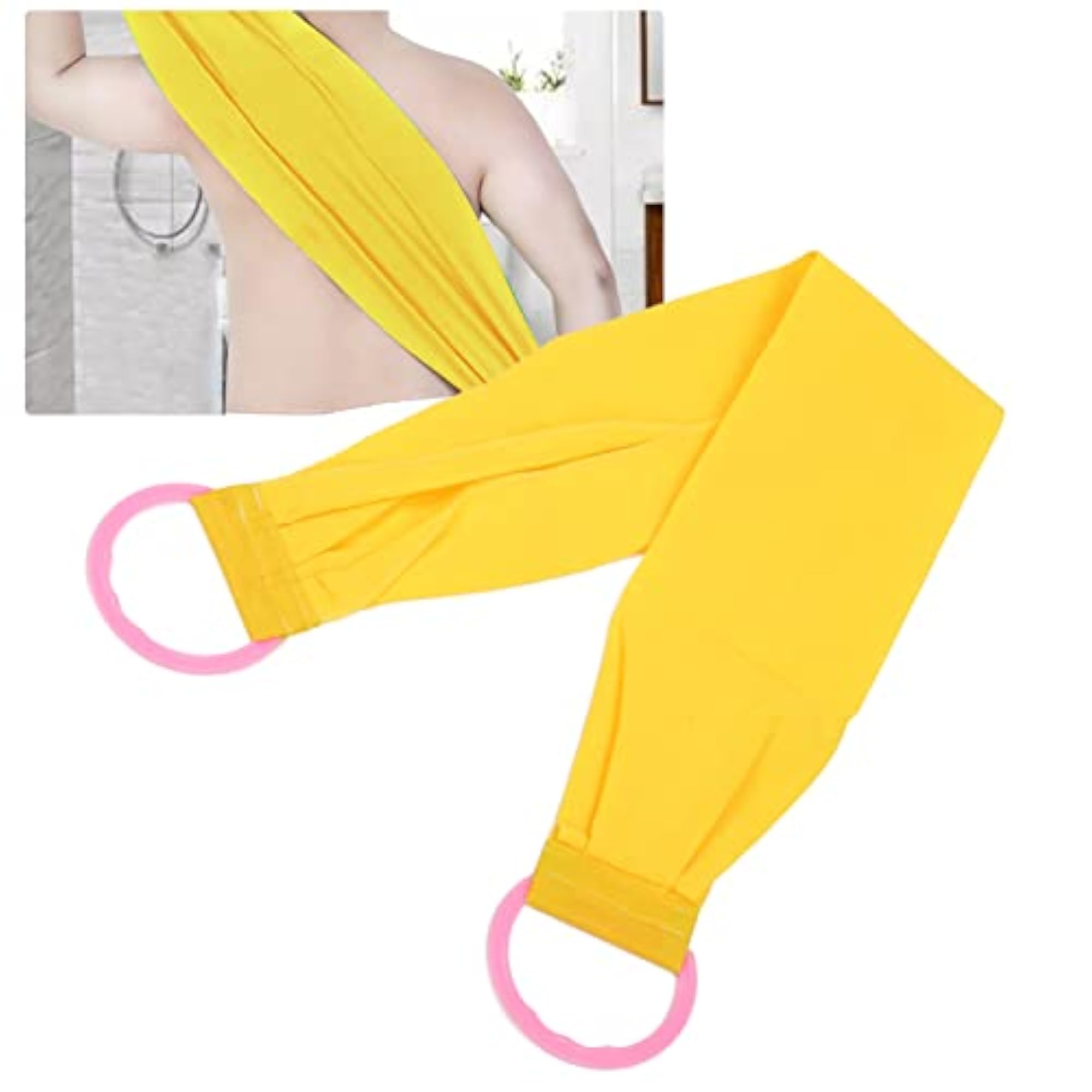 Exfoliating Back Scrubber with Handle