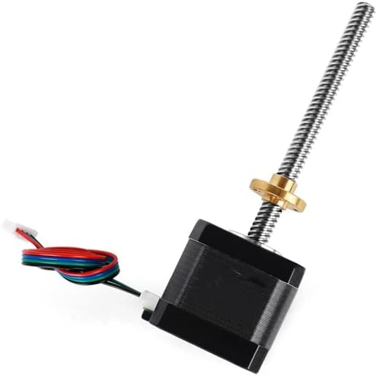 17 linear stepper motor with lead screw Tr8*8 400mm 500mm 530mm long lead screw - (Shaft Diameter: 400mm Lead screw)