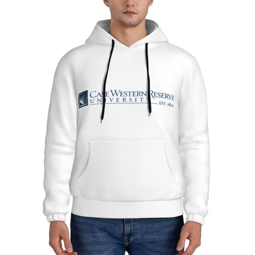 Case Western Reserve University Logo Men'S Hooded Fleece Sweatshirt Comfortable Men'S T-Shirt3