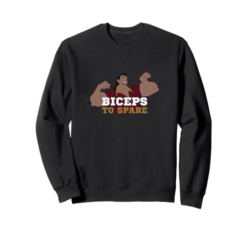 Sweatshirt Gaston Disney Beauty and the Beast pull homme femme gris