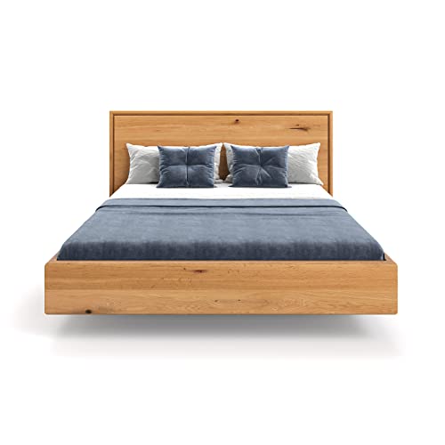 Danzz Valor-Schwebebett, Massivholz, Bett, skandinavisch 140x220 cm