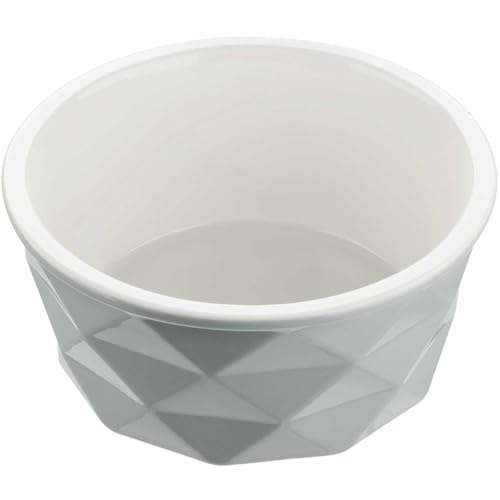 Hunter EIBY Keramik-Napf, Futter- und Trinknapf, rutschhemmend, 1100 ml, grau