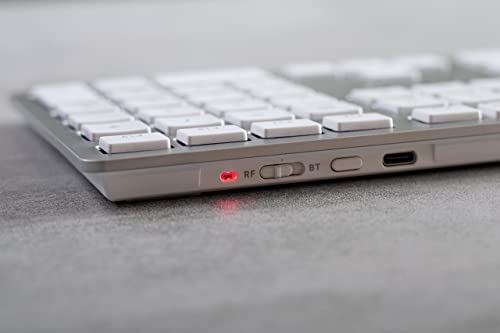 Clavier rechargeable Mac Cherry KW 9100 Slim design haut de gamme blanc - 7