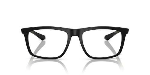 Emporio Armani Men's Ea4235 with Sun Clip-ons Square Prescription Eyewear Frames2