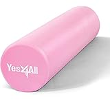 Yes4All EVA 硬め 背中用フォームローラー - エクササイズ、ヨガ、ピラティス用 ラウンドバックローラー 30/45/60/90 cm