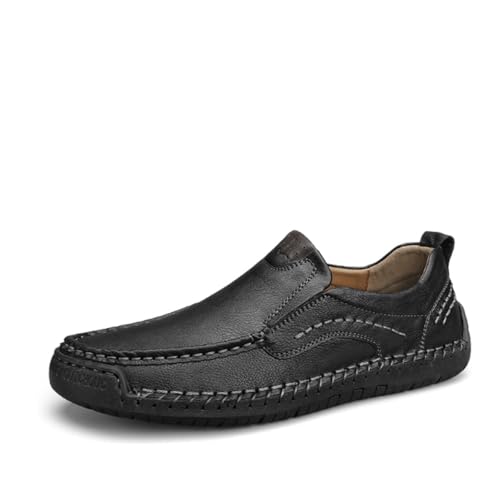 Men's Casual Leather Loafers, Shoes, Slip-in Dress Shoes, Walking Driving Shoes