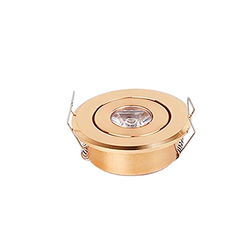YKMYXZ apliques de pared 3pcs 1w Luz de gabinete perforada Luz de ojo de buey Entrada de pasillo Tienda de ropa Downlight Downlights nórdicos, Downlights empotrables, empotrables modernos(3w)