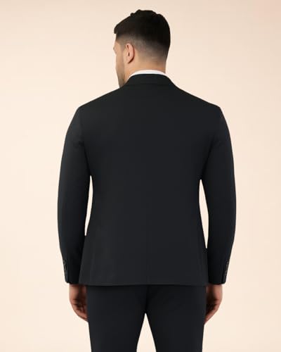 Image of SaintX Men's Formal Blazer | Fully Lined | Slim Fit | Professional Jacket | Premium Business Formal Suit | Office | Wedding | All Purpose