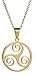 Produktbild Xanadu Evolution keltisch-er Triskele Anhänger 31mm Edelstahl inklusive 55cm Edelstahl Halskette Gold Optik
