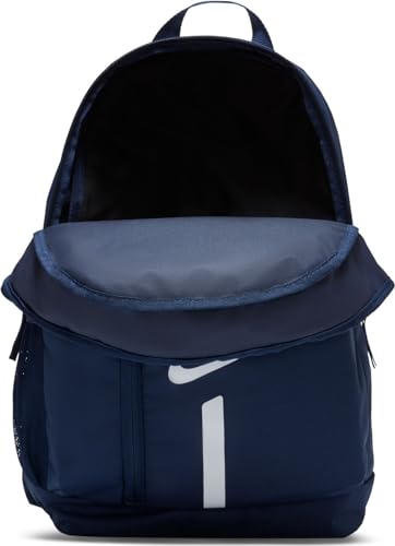 Miniatura 4 de Nike Academy Team Mochila De Fútbol, Unisex Adulto, Marina De Medianoche Negro Blanco, 22l