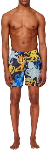 Men's Swim Trunks Ultra-Light and Packable Poulpes Aquarelle3
