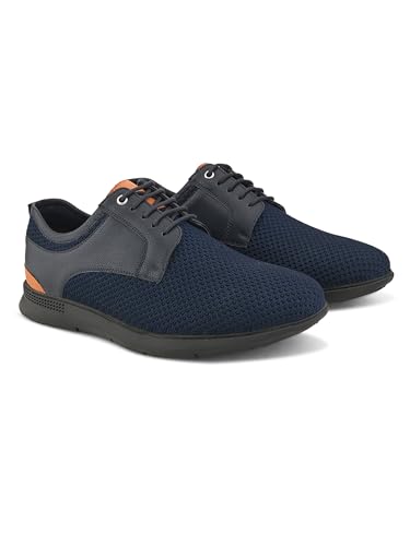 Image of San Frissco Men's Solid Sneaker Casual Lace-Up Shoes | Soft Cushioned Footbed with EVA Sole | Comfortable and Trendy Casual Shoes for Office and College