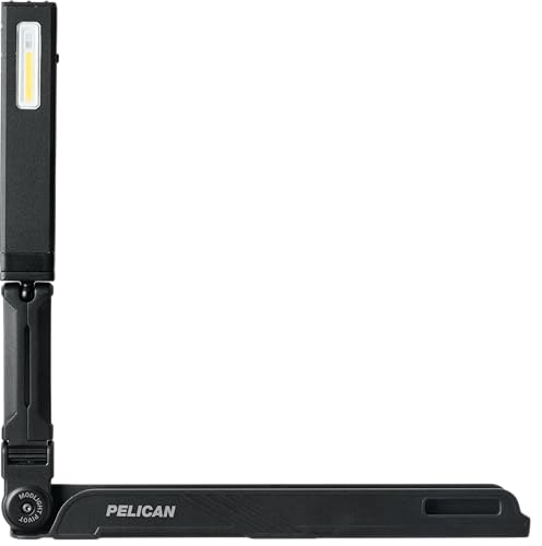 Pelican ModLight In-Case LED Light Rechargeable Pivoting Head 3 Color Modes (Red Blue White) USB-C 18-Hr Runtime Protector Air Storm and Vault Cases