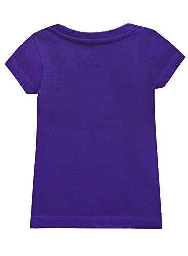 Image of A.T.U.N. (ALL THINGS UBER NICE) Girls Cotton Regular Fit Stylish Printed T-Shirt Cool & Breathable