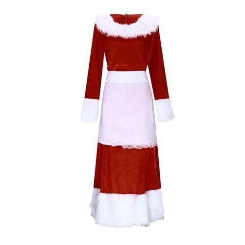 Robe tablier manches longues pour vos fêtes de Noël en famille