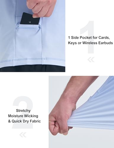 EZRUN Mens Tank Tops Quick Dry Workout Muscle Sleeveless Shirts for Summer Bodybuilding Running Fitness Training4