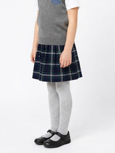 Image of COTTON DAY Kids Girls School Dress Cotton Tights Black White Navy Blue Burgundy