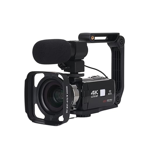 Caméscope 4K HD vision nocturne WiFi 48M live streaming avec micro DV