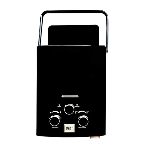 Scaldabagno istantaneo, GPL Gas Propano Senza Serbatoio Riscaldatore Di Acqua 6L Di Campeggio Esterna Bagno Istantaneo Con Soffione Doccia Riscaldatore Di Acqua Calda Caldaia Auto Camion Tenda per via