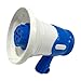 MEGA Portable Mini Megaphone Speaker Toy with Recording Function for Cheerleading Drill Fans Outdoor Sports Gift- Blue