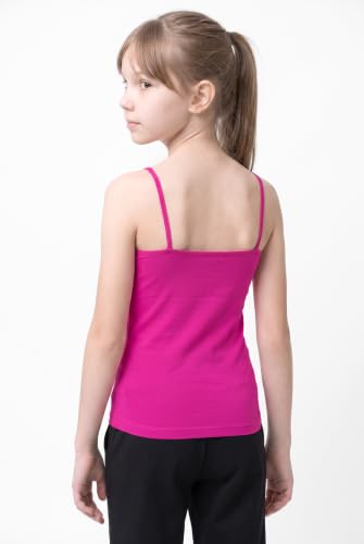 Image of Kurve Girl's Sleeveless Tank Top - Stretch Undershirts Cami Camisole, UV Protective Fabric, Rated UPF 50+ (Made in USA)