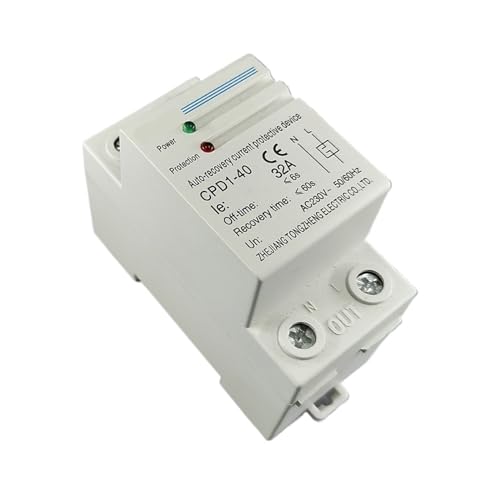 Limitation de courant 32A et protection Rail Din 230V pour éviter la surcharge électrique