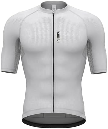 INBIKE Maillot Ciclismo Hombre Bici Transpirable 3 Bolsillos Tras...