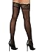 Dreamgirl Women's Sheer Thigh High with Backseam Socks