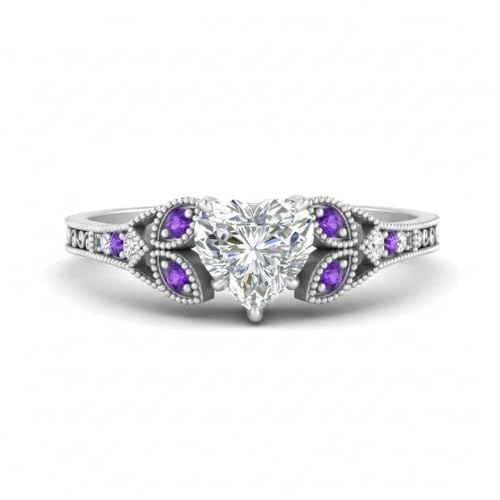 Bague de fiançailles antique en argent pour sublimer votre demande en mariage romantique