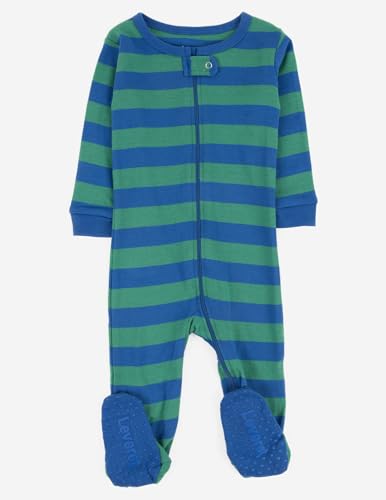 Image of Leveret Fleece Baby Boys Girls Footed Pajamas Sleeper Kids & Toddler Christmas Pajamas (3 Months-5 Toddler)