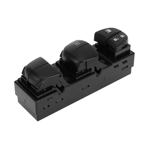 Interrupteur de lève-vitre pour Nissan Altima et Tiida 2010-2017 côté conducteur avant gauche noir
