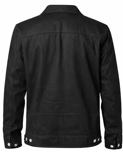 Image of Lightweight Trucker Jean Jacket For Men - Men's Denim Jacket