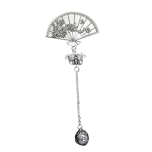 Broche éventail vintage pour customiser une veste basique femme