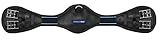 Passier Ledergurt -Blu Wave- Passier Blue Wave Sattelgurt schwarz Leder mit Ellenbogenausschnitt D-Ring , Sattelgurt Länge:60cm